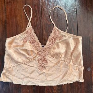 Peach Cropped Tank
